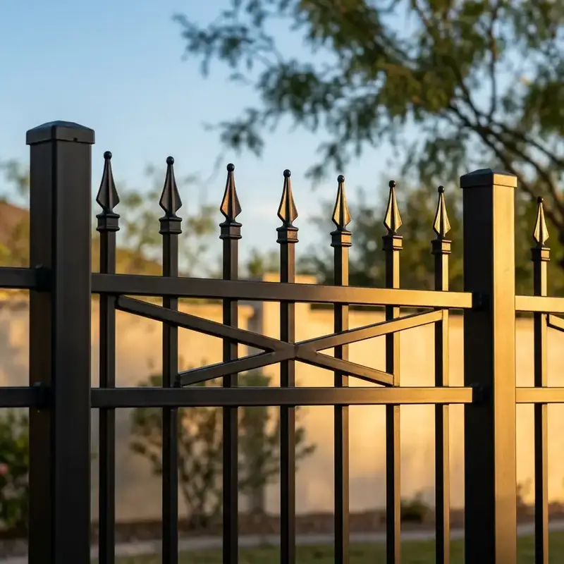 Wrought Iron & Ornamental Fence service illustration